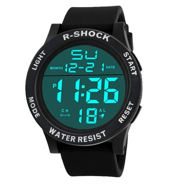 R SHOCK Mens Digital Sports Watch