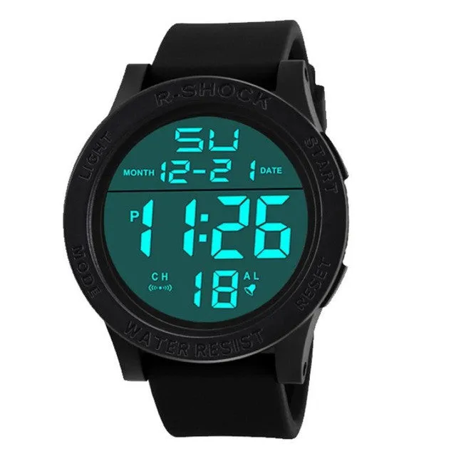 R SHOCK Mens Digital Sports Watch