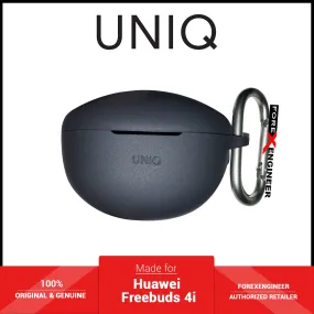 [RACKV2_CLEARANCE] UNIQ VENCER Silicone Hang Case for Huawei Freebuds 4i - Jet Black (Barcode: 8886463677254 )