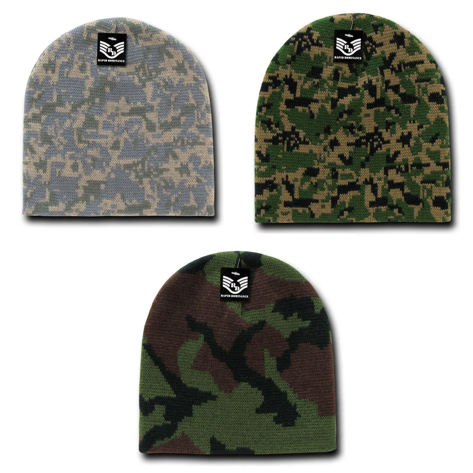 Rapid Dominance Military Camouflage Beanies Knit Watch Gi Jacquard Warm Winter Caps Hats