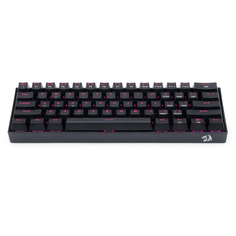 Redragon Dragonborn Wired Mechanical Keyboard Red Led
67Key Design - Black