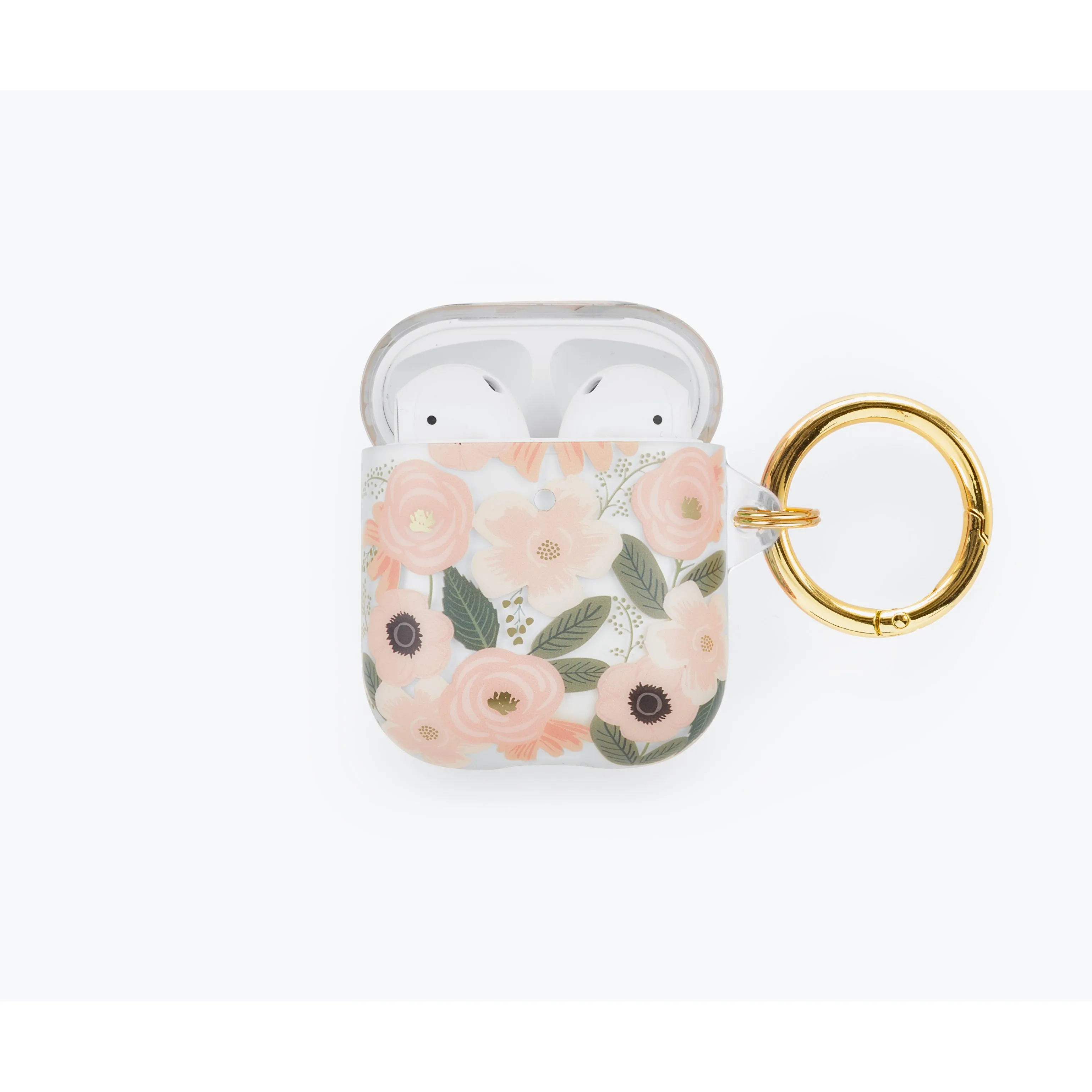 Rifle Paper Co Clear Wildflowers AirPods Case