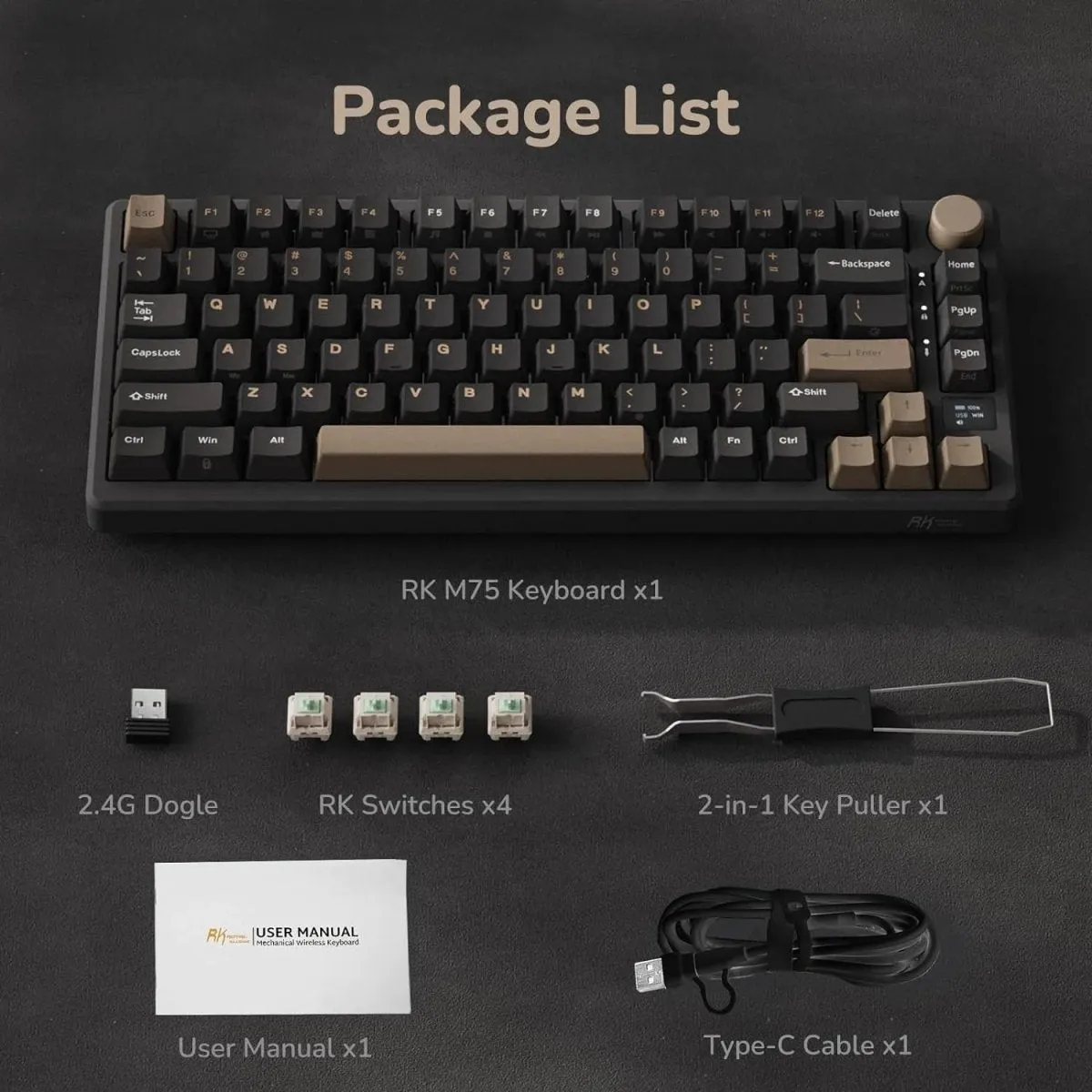 Royal Kludge RK M75 Mechanical Keyboard