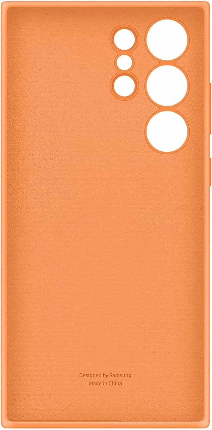 Samsung Galaxy S23 Ultra Silicone Case Orange - EF-PS918TOEGWW