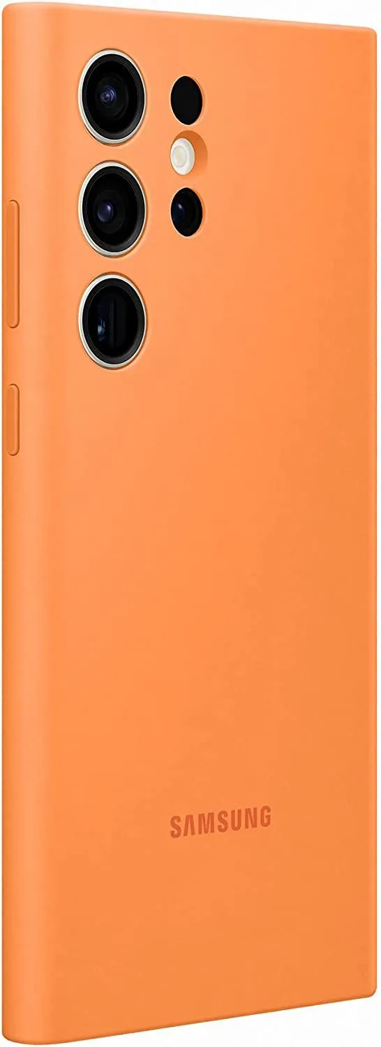 Samsung Galaxy S23 Ultra Silicone Case Orange - EF-PS918TOEGWW