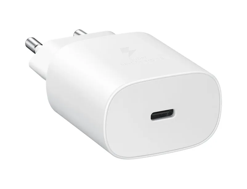 Samsung Pd 25W Usb C To Usb C Wall Charger Ep-Ta800xw White