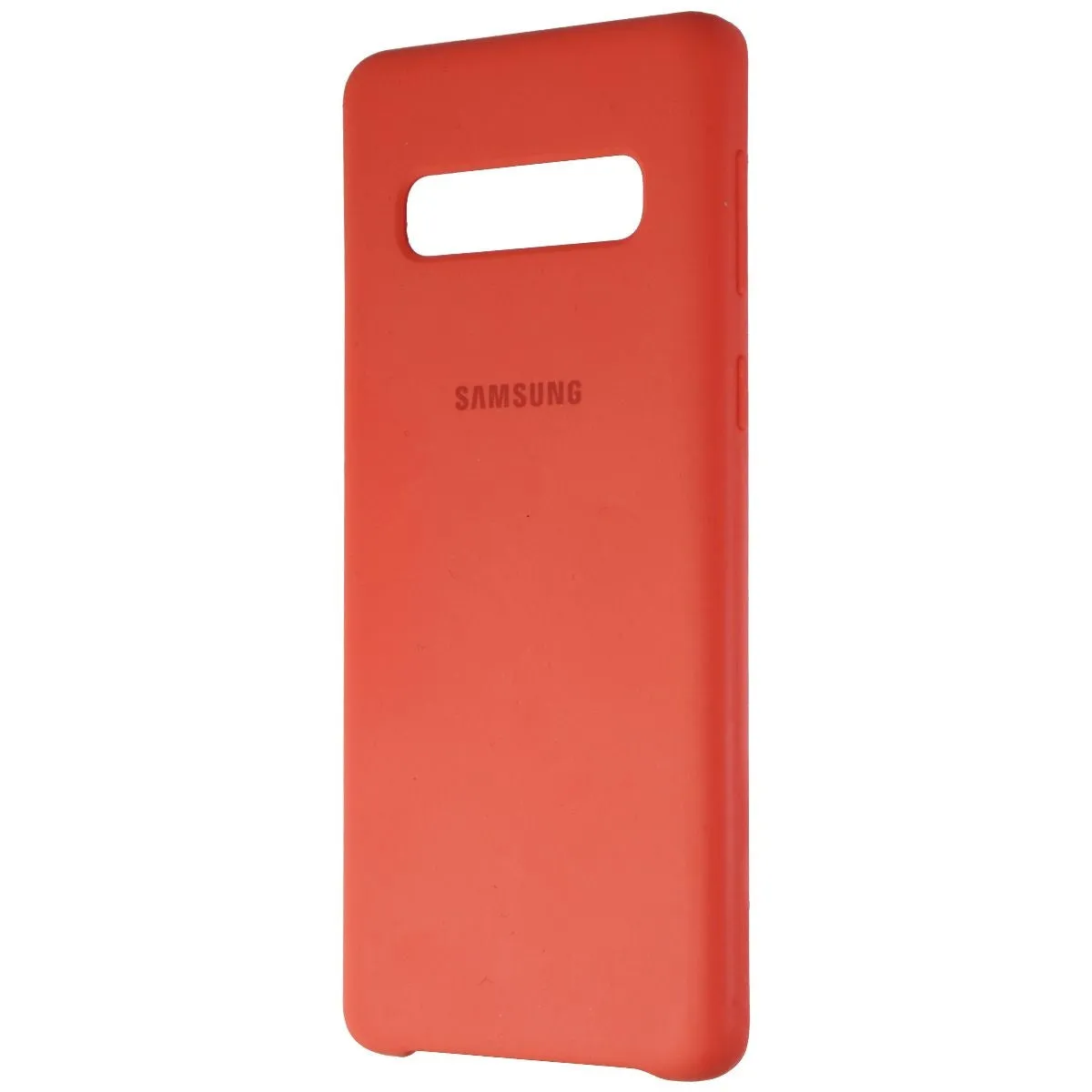 Samsung Silicon Cover Case for Galaxy S10 - (EF-PG973) - Orange