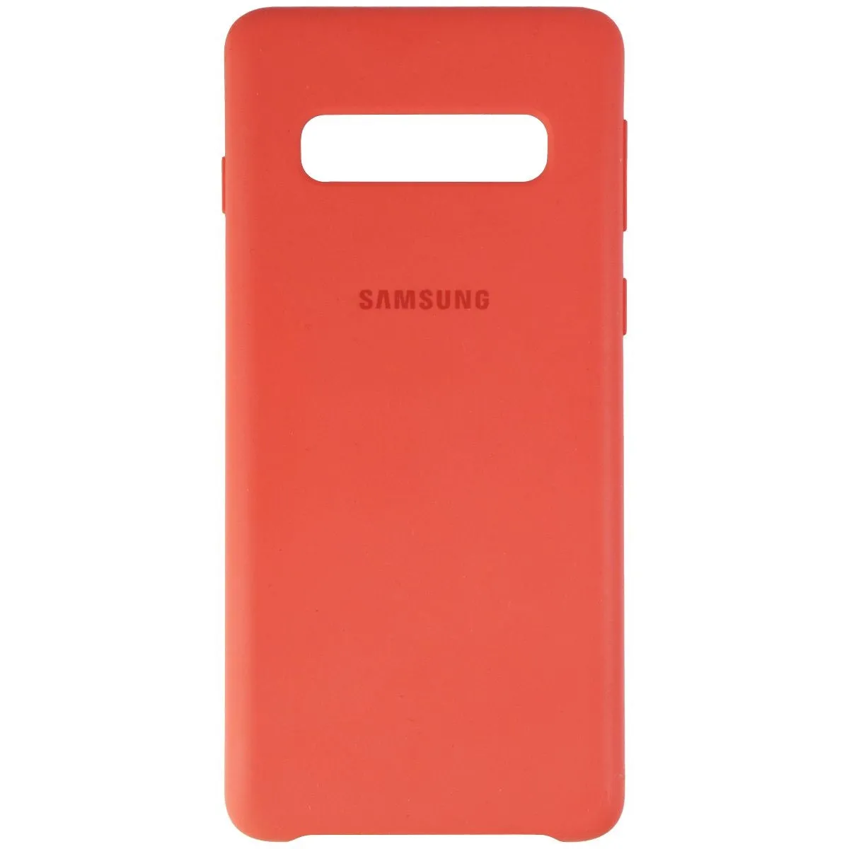 Samsung Silicon Cover Case for Galaxy S10 - (EF-PG973) - Orange