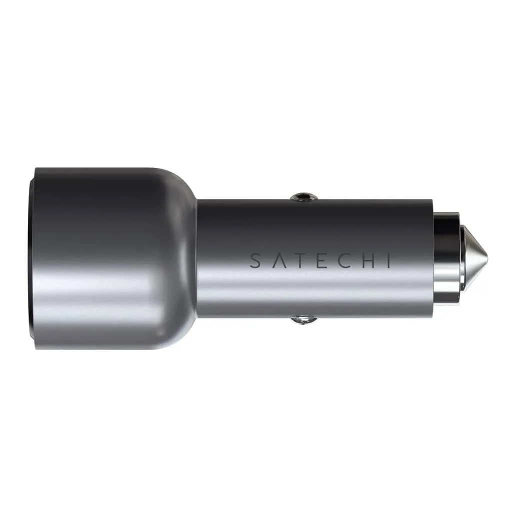 Satechi 40W Dual USB-C PD Car Charger (Space Grey)