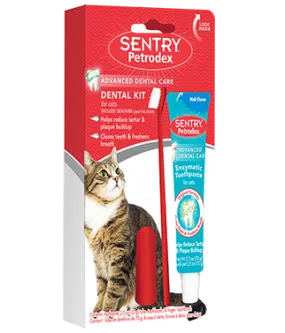 SENTRY Petrodex Dental Care Kit For Cats