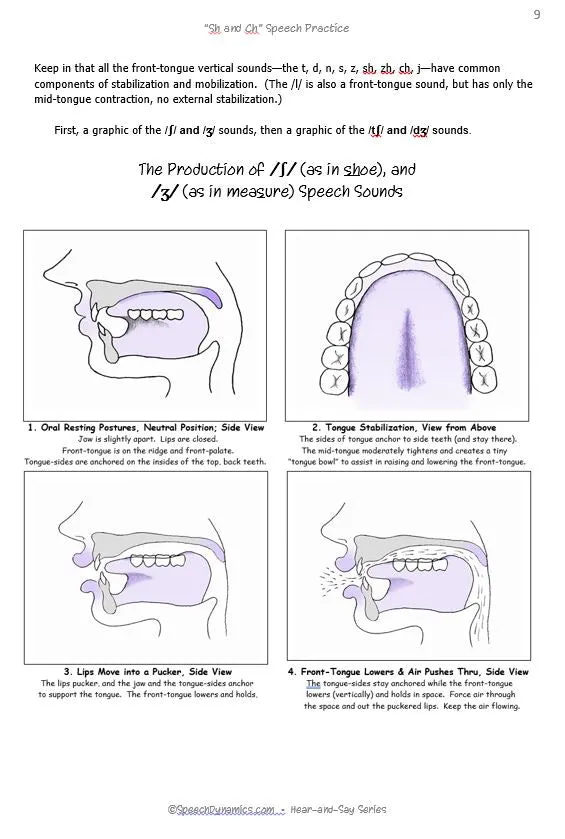 Sh & Ch Speech Practice