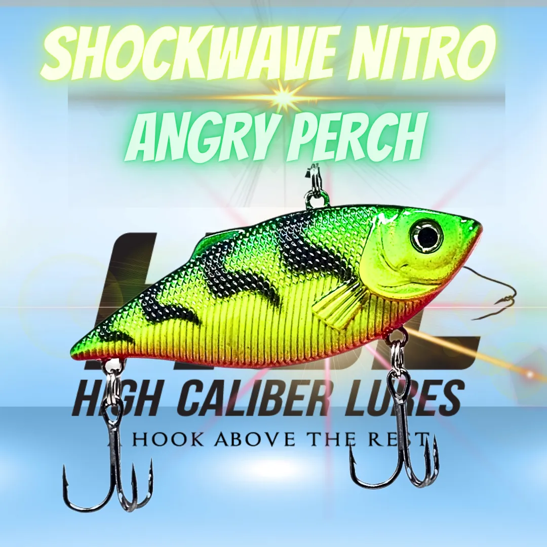 Shockwave Nitro Rattle Bait Angry Perch 2.5” & 3/8 oz