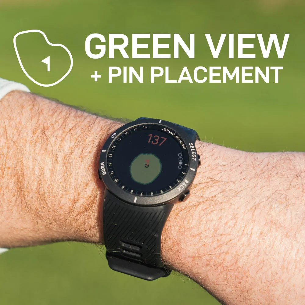 Shot Scope V5 Golf GPS Watch - Black