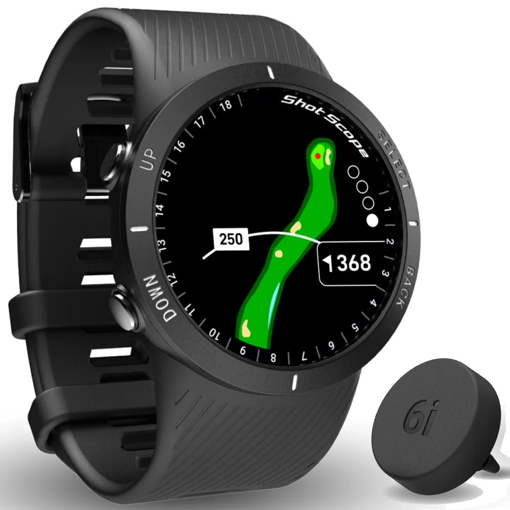 Shot Scope V5 Golf GPS Watch - Black