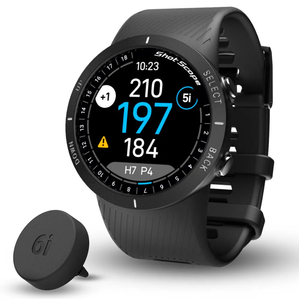 Shot Scope V5 Golf GPS Watch - Black