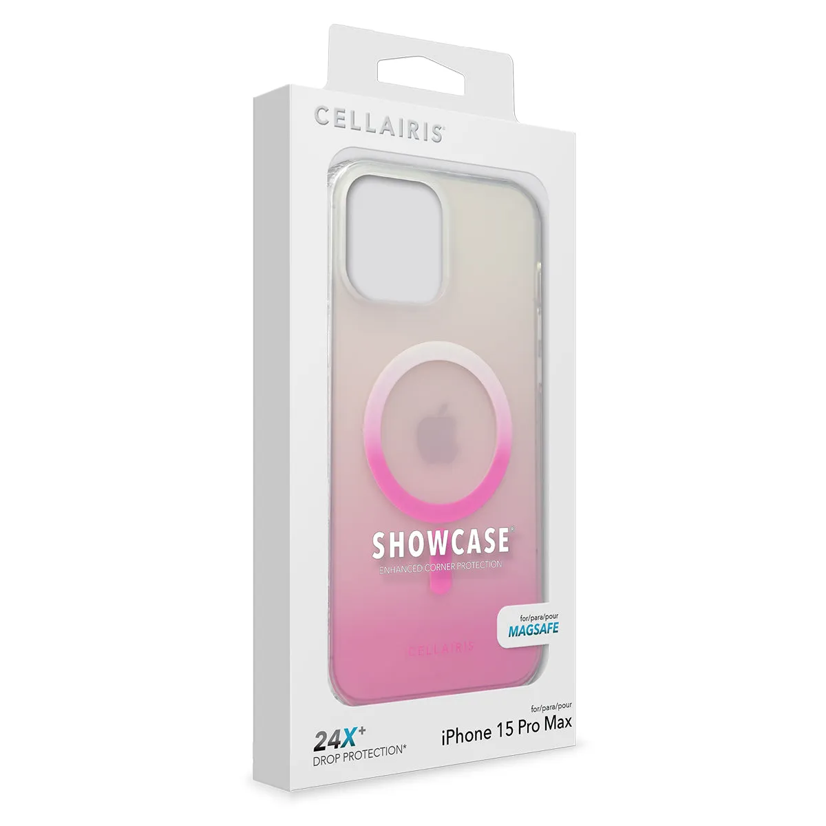 Showcase Ombre - iPhone 15 Pro Max Pink w/ MagSafe Case