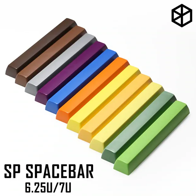 sp signature plastic sa profile spacebar 6.25u 7u for mx stem mechanical keyboard abs keycap for gh60 87 tkl xd64 104 ansi xd96