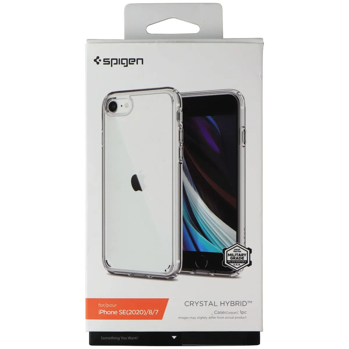 Spigen Crystal Hybrid Series Case for Apple iPhone SE (2020) / 8 / 7 - Clear