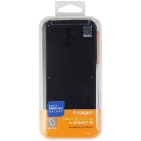 Spigen Neo Hybrid Series Case for Samsung Galaxy S5 - Black / Copper Gold