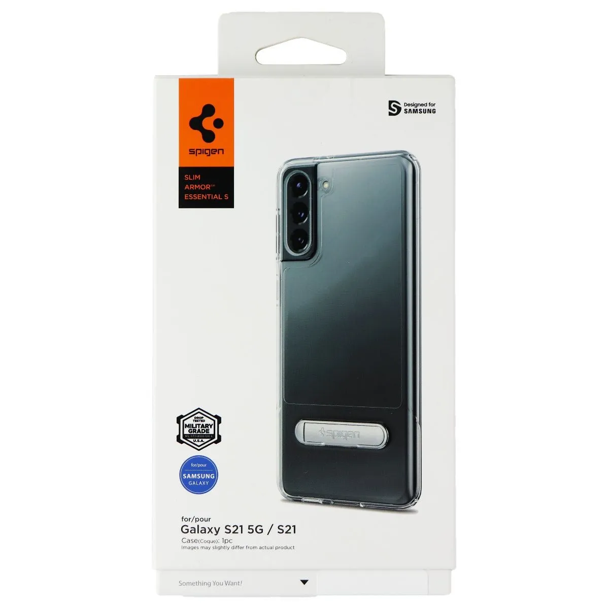 Spigen Slim Armor Essential S Designed for Galaxy S21 Case (2021) Crystal Clear