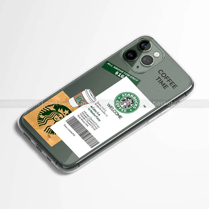 Starbucks Coffee Transparent Silicone Cover