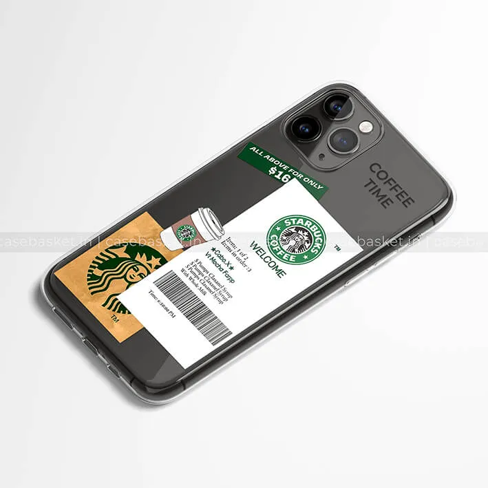 Starbucks Coffee Transparent Silicone Cover