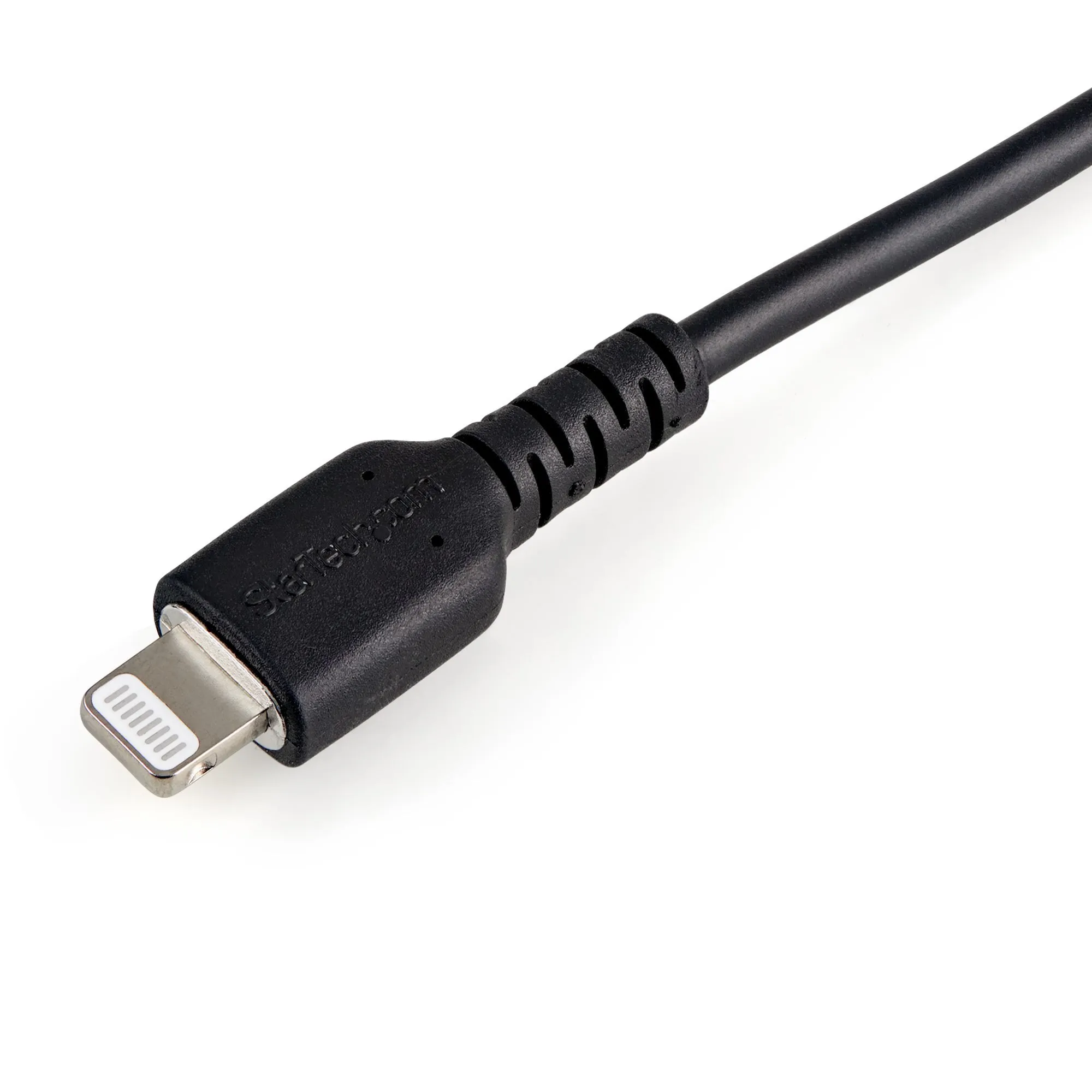 Startech.Com 12 In(30Cm) Durable Black Usb-A To Lightning Cable, Heavy Duty Rugged Aramid Fiber Usb Type A To Lightning