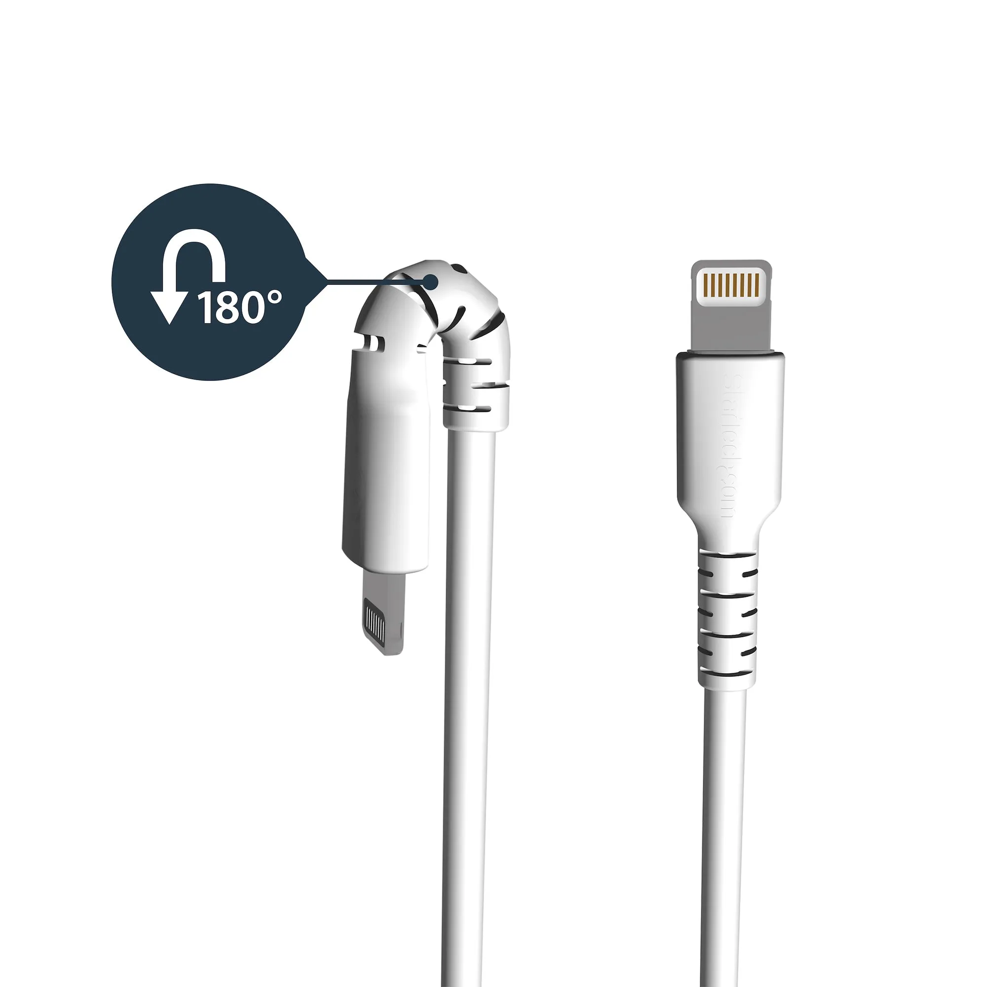 Startech.Com 6 Ft(2M) Durable White Usb-A To Lightning Cable, Heavy Duty Rugged Aramid Fiber Usb Type A To Lightning Cha