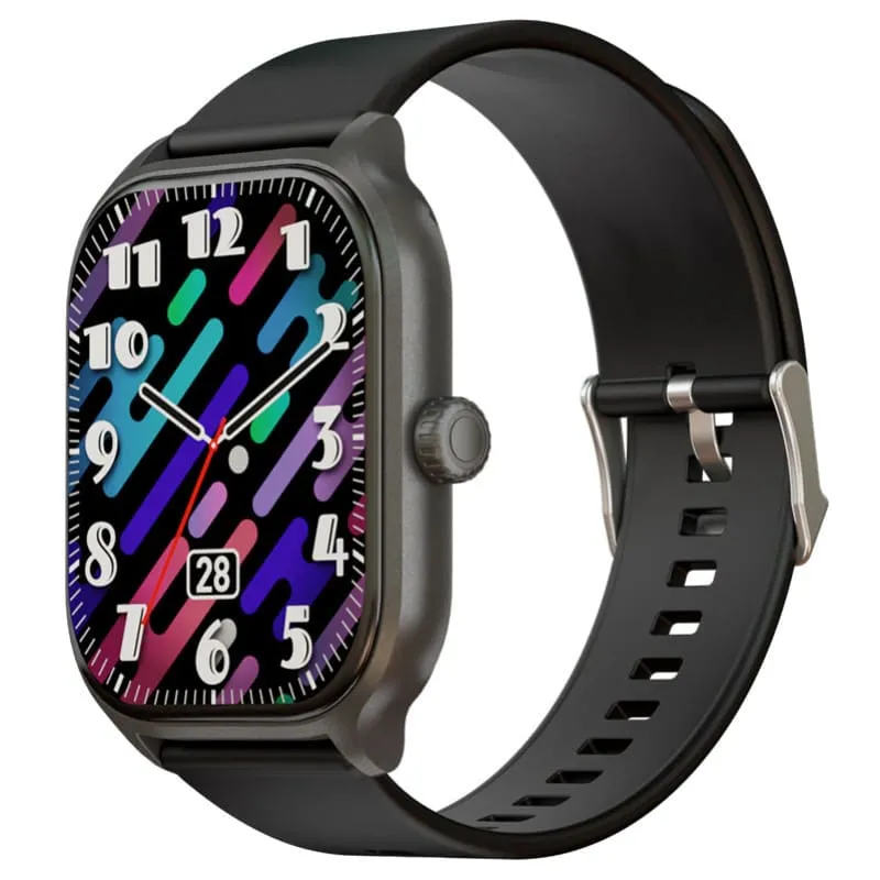 Stylish Smartwatch with Heart Rate and Blood Pressure Tracking