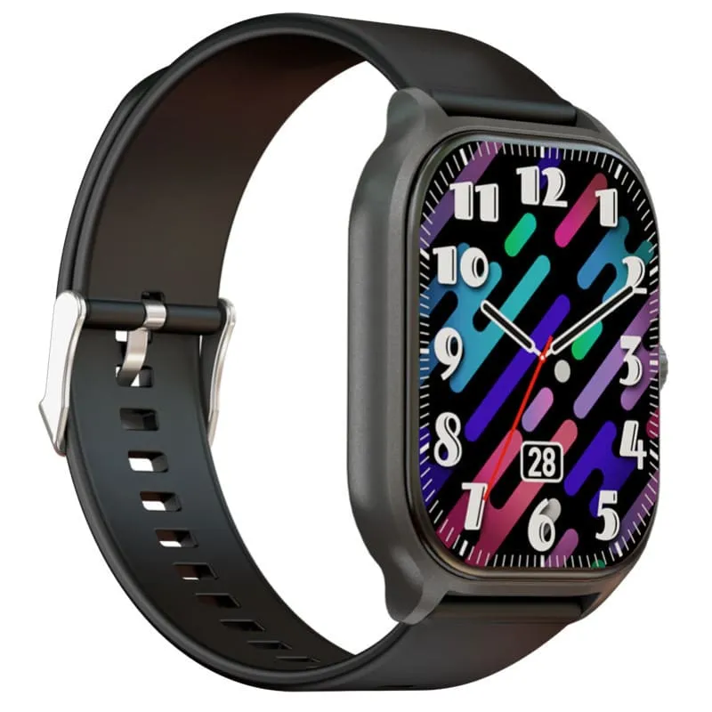 Stylish Smartwatch with Heart Rate and Blood Pressure Tracking