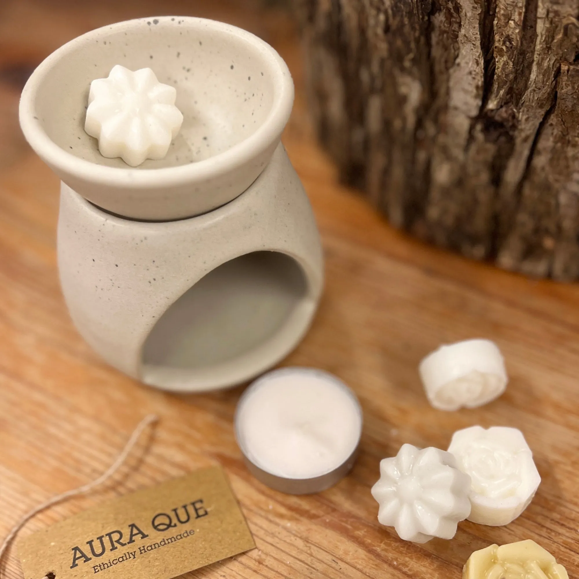 SUNU Stoneware Essential Oil Wax Melt Burner