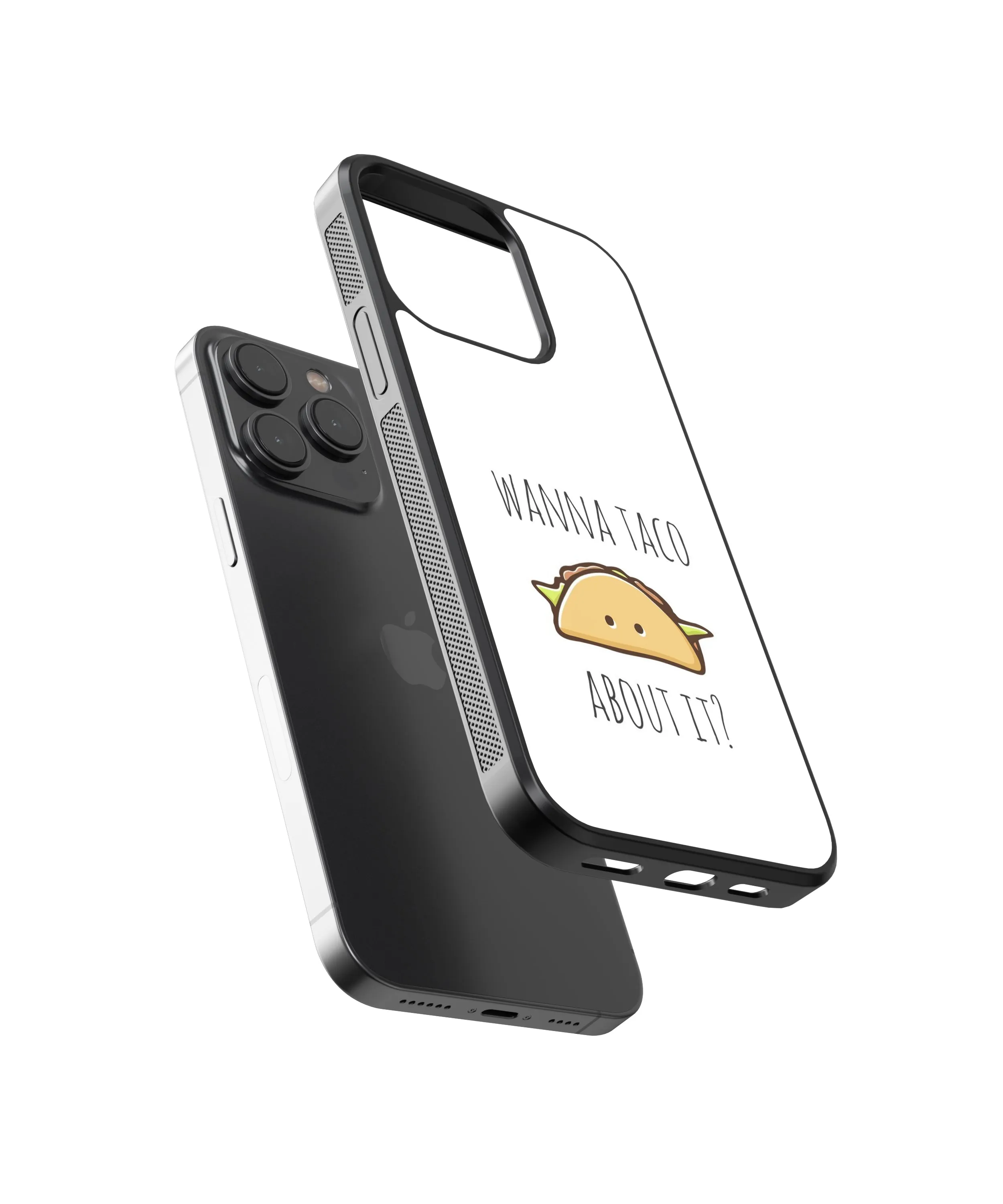 Taco Bout' It Glass Phone Case Cover