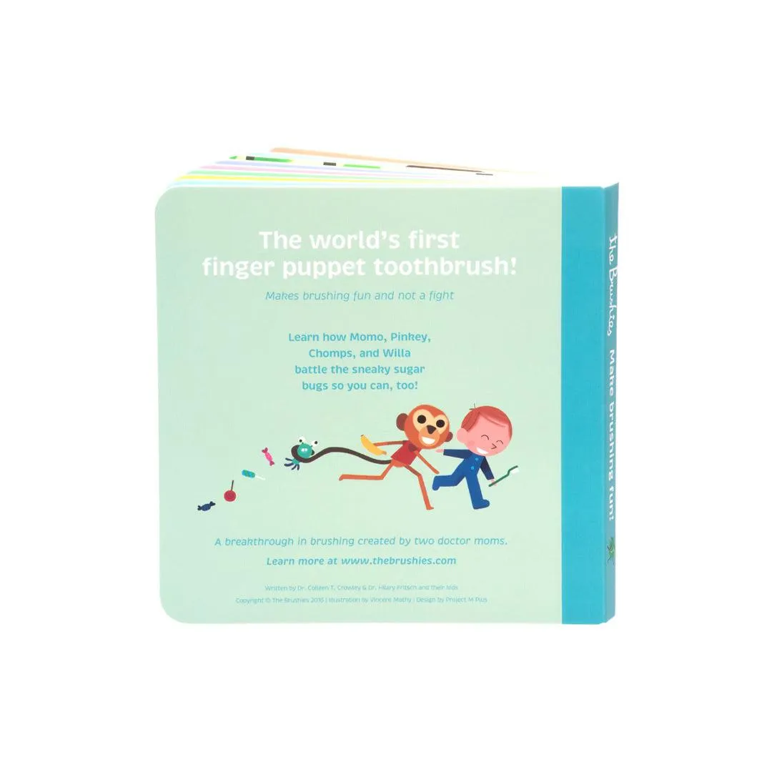 The Brushies - Brushie Toothbrush   Book Set - Pinkey