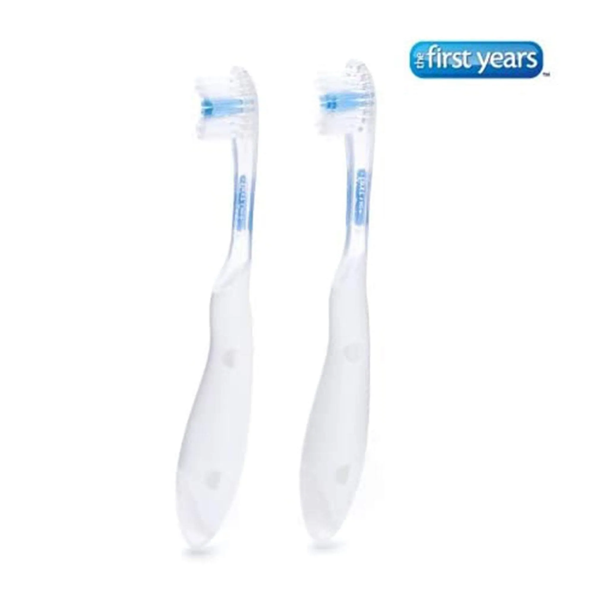 The First Years Toddler Toothbrush Pk-2 White || 9months to 36months