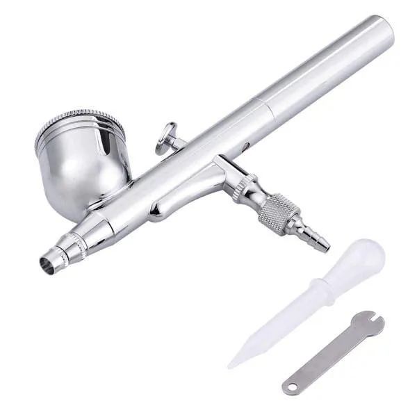 TheLAShop 0.3mm Nozzle Dual Action Gravity Feed Makeup Airbrush