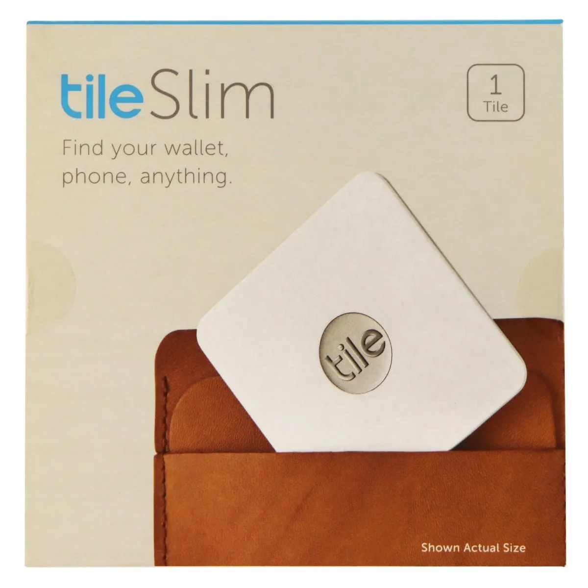 Tile Slim - Phone Finder. Wallet Finder. Anything Finder - 1 Pack - (EC-04001)