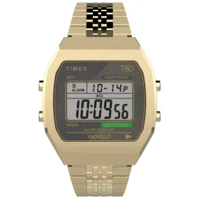 Timex T80 Steel 36mm Watch - Gold Tone