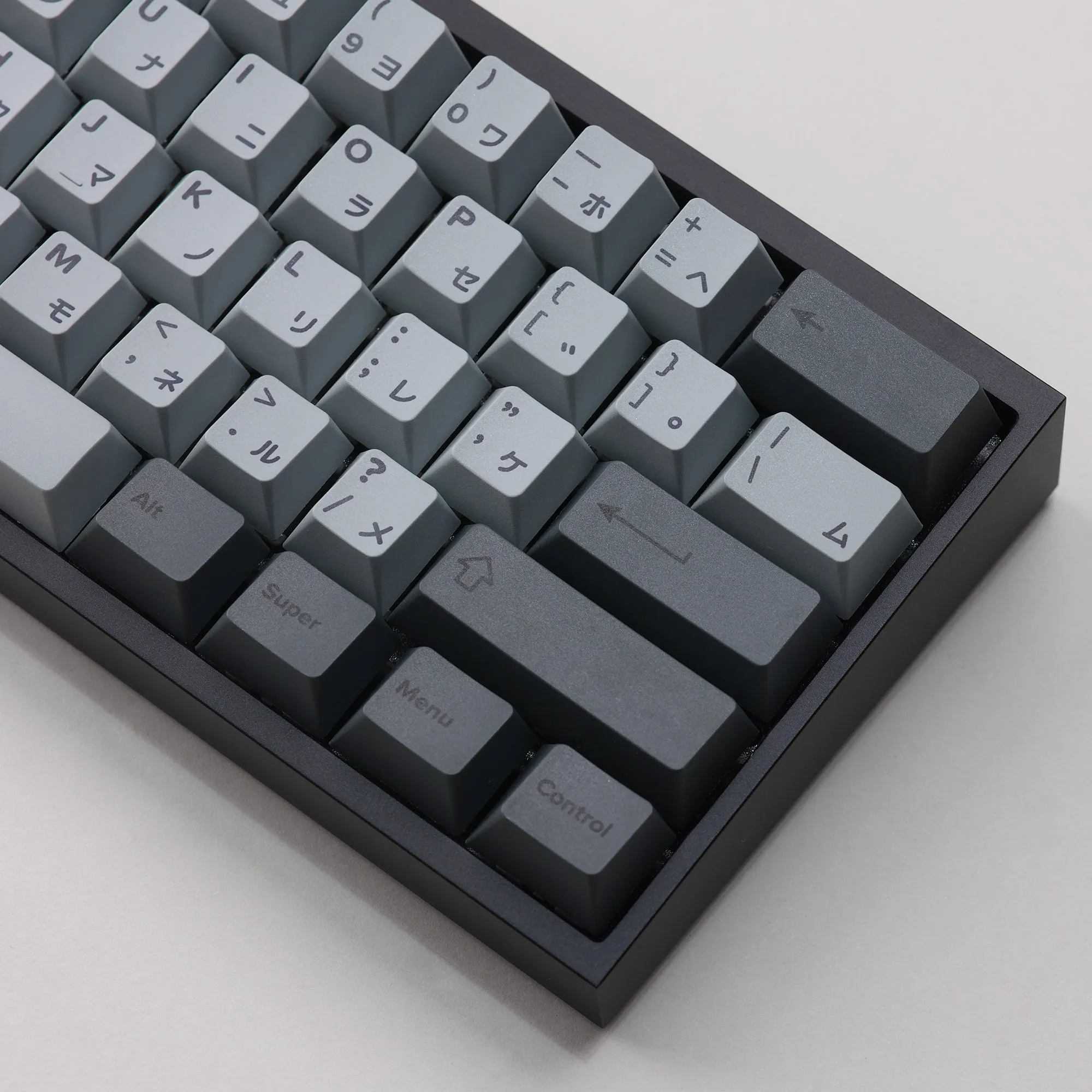 Tofu60 DZ60RGB ANSI Mechanical Keyboard With Cement Grey Japanese PBT Keycaps