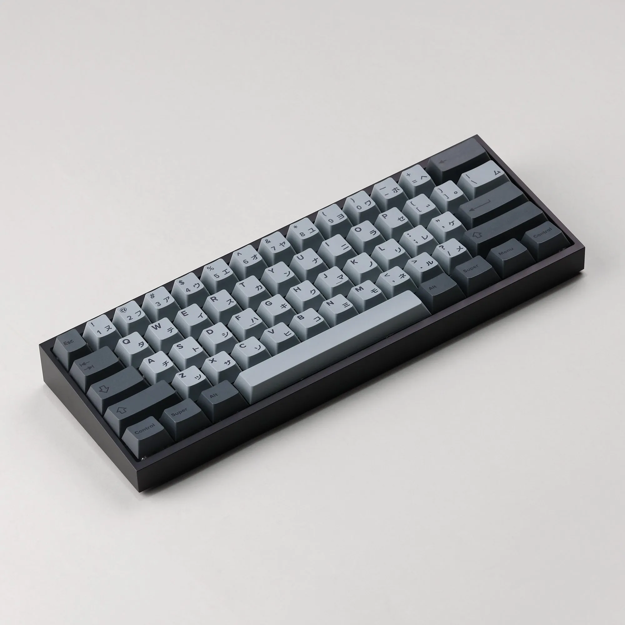 Tofu60 DZ60RGB ANSI Mechanical Keyboard With Cement Grey Japanese PBT Keycaps