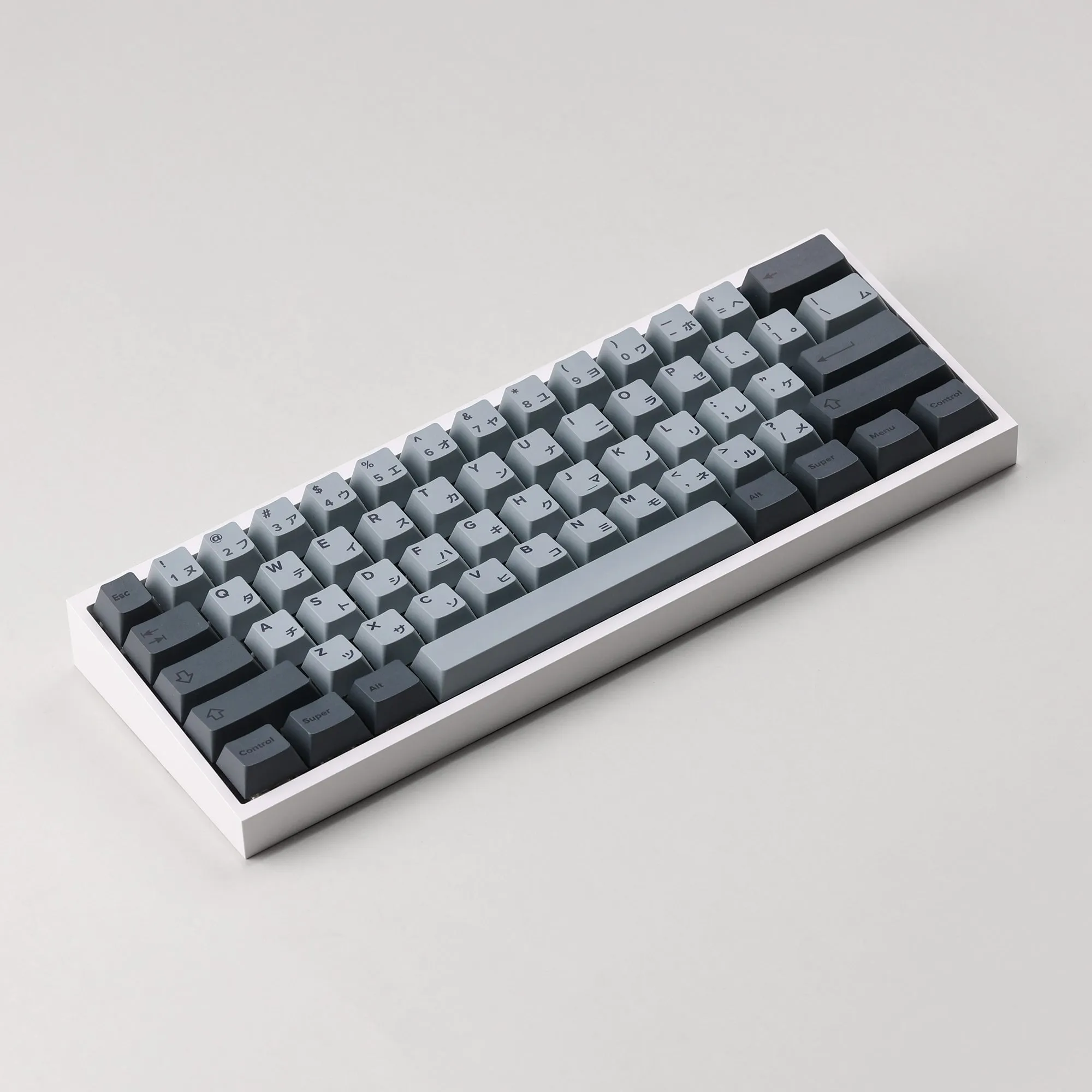 Tofu60 DZ60RGB ANSI Mechanical Keyboard With Cement Grey Japanese PBT Keycaps