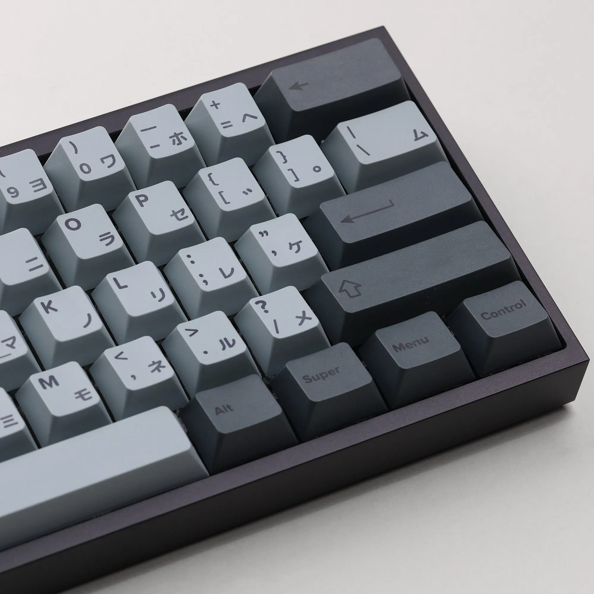 Tofu60 DZ60RGB ANSI Mechanical Keyboard With Cement Grey Japanese PBT Keycaps