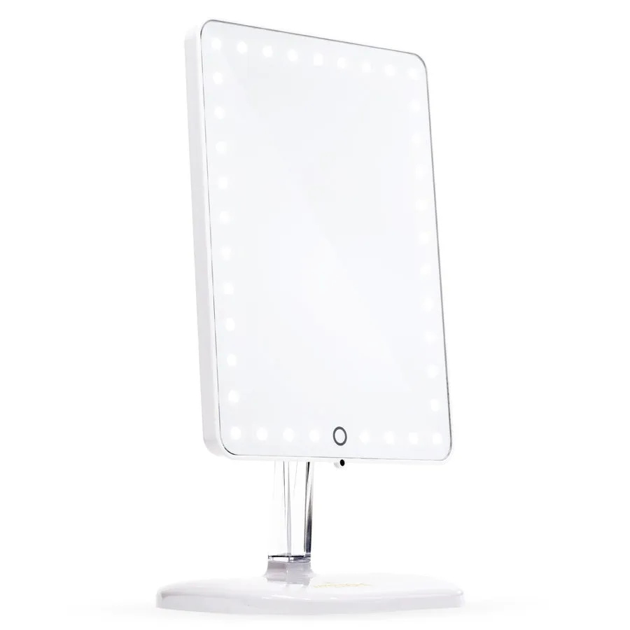 Touch Pro LED Makeup Mirror with Bluetooth Audio Speakerphone & USB Charger