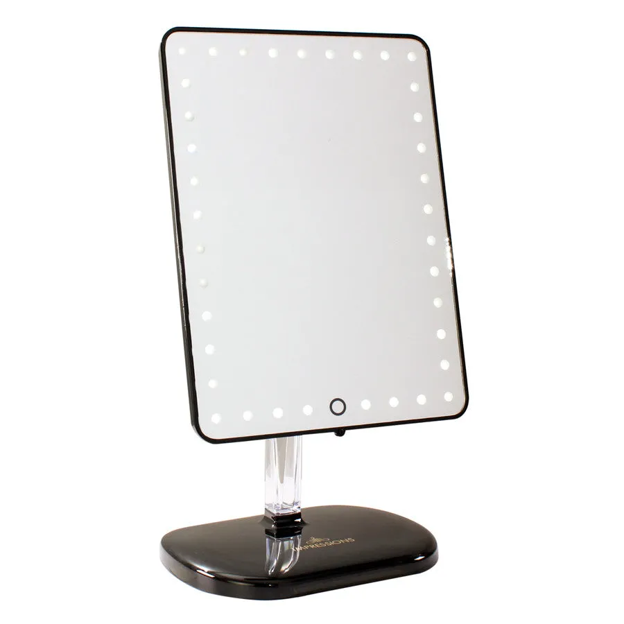 Touch Pro LED Makeup Mirror with Bluetooth Audio Speakerphone & USB Charger