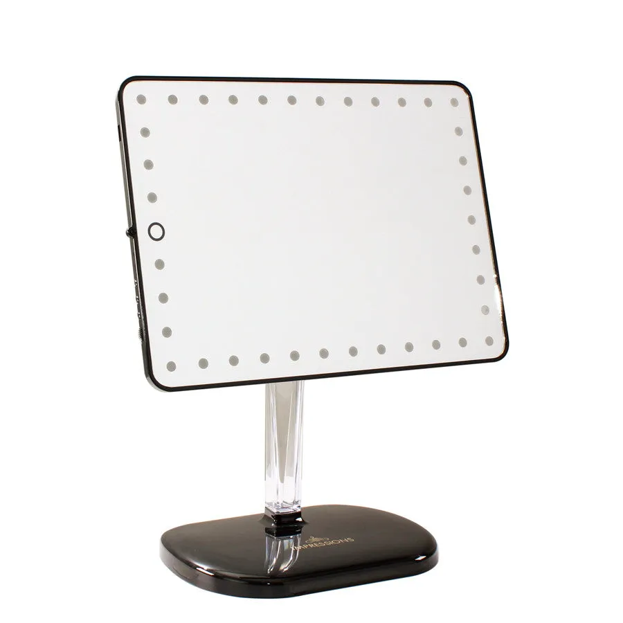 Touch Pro LED Makeup Mirror with Bluetooth Audio Speakerphone & USB Charger