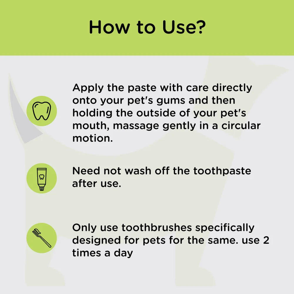 Trixie Toothpaste with Tea Tree Oil and Toothbrush for Dogs