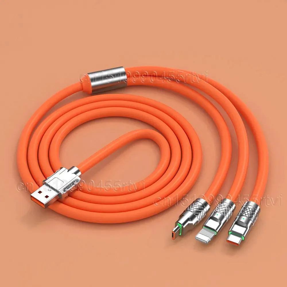 Ultimate Multi-Device Charging Cable: High-Speed Solution for iPhone, Samsung, Huawei - Fast Charge Compatible