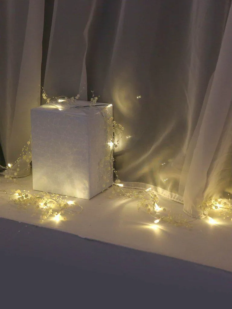 USB Charger Faux Pearl String Light