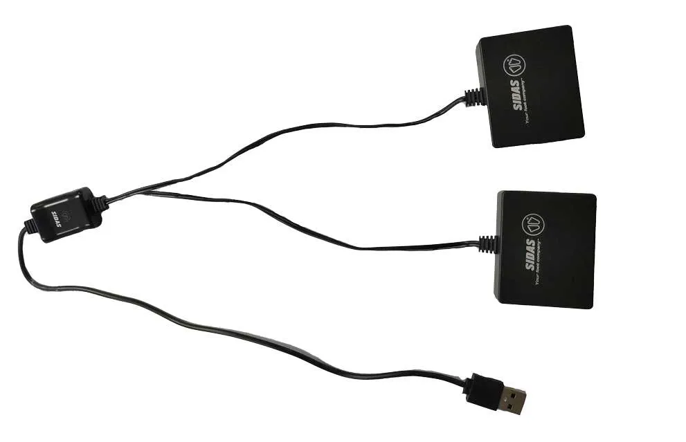 USB charger for heated socks batteries