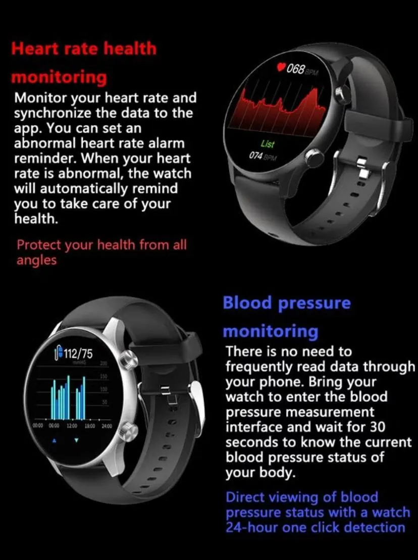 VBAND Smart watch V600 Max With ECG and Blood Oxygen Apps