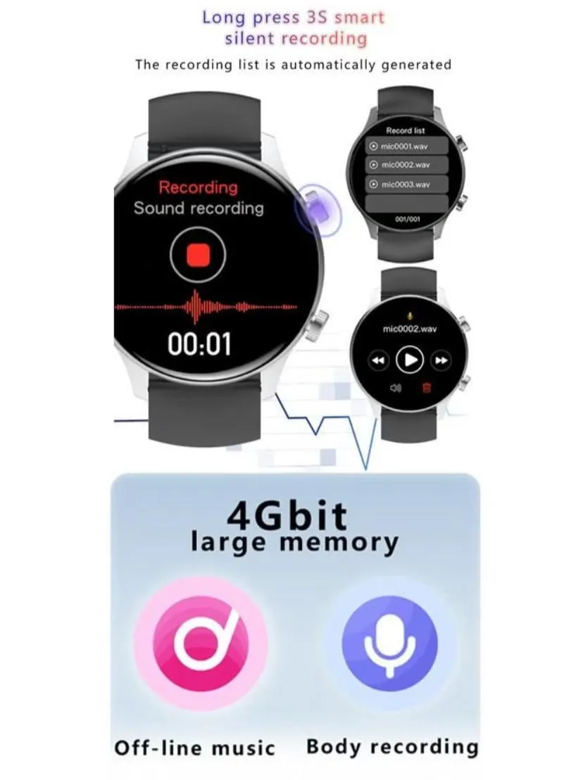 VBAND Smart watch V600 Max With ECG and Blood Oxygen Apps